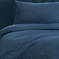 Ardor Eddison Cornflower Light Quilted Embossed Quilt Cover Set King - SuperSaverAU - view 2