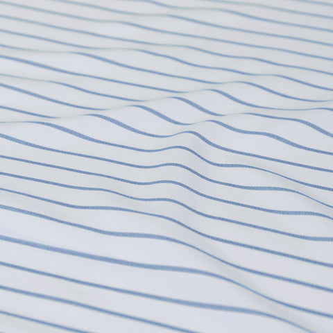 Ardor Frankie Blue Stripe Yarn Dyed Reversible Quilt Cover Set King - SuperSaverAU - view 2