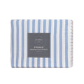 Ardor Frankie Blue Stripe Yarn Dyed Reversible Quilt Cover Set King - SuperSaverAU - view 3