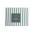 Ardor Frankie Sage Stripe Yarn Dyed Reversible Quilt Cover Set King - SuperSaverAU - view 3