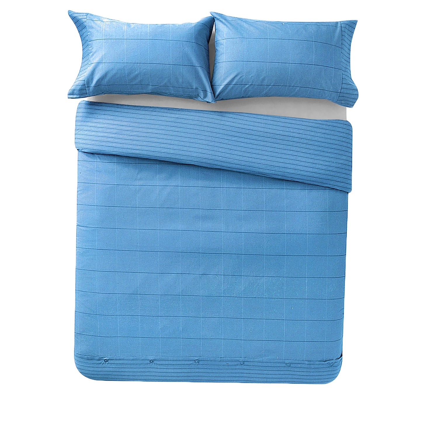 Apartmento Quilt Cover Set King - Printed Dotted Line Design, Polyester Cotton