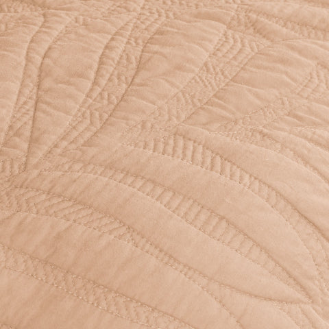 Ardor Jocelyn Dusk Quilt Cover Set Queen - Foliage Embroidery, Microfiber - SuperSaverAU - view 1