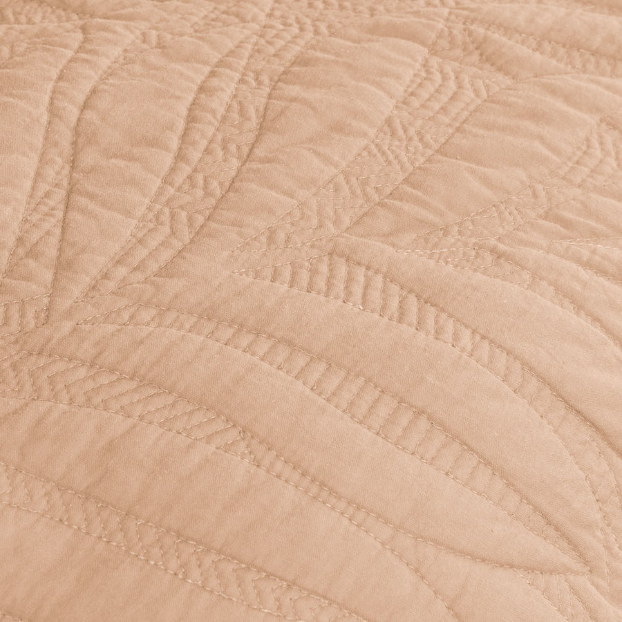 Ardor Jocelyn Dusk Quilt Cover Set Queen - Foliage Embroidery, Microfiber - SuperSaverAU - view 1