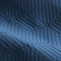 Ardor Maxwell Navy Embossed Vintage Washed Quilt Cover Set King - Diamond Pattern - SuperSaverAU - view 2