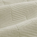 Ardor Quilt Cover Set Queen - Maxwell Tan Embossed Vintage Washed, Diamond Pattern - SuperSaverAU - view 3