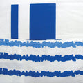 Retro Home Queen Quilt Cover Set - 250TC Cotton Rich, Geometric Print, Blue - SuperSaverAU - view 3
