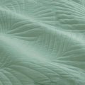 Ardor Quilt Cover Set King - Molly Palm Green Quilted Tropical Design - SuperSaverAU - view 2