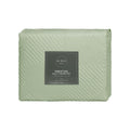Ardor Quilt Cover Set King - Preston Pale Green Embossed Tropical Design - SuperSaverAU - view 2
