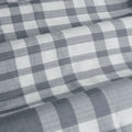 Ardor Ronan Grey Plaid Jacquard Quilt Cover Set – King