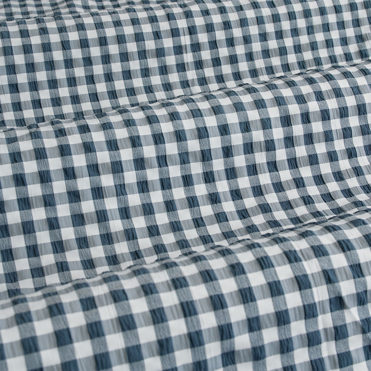 Ardor Rowe Teal Seersucker Quilt Cover Set – Queen