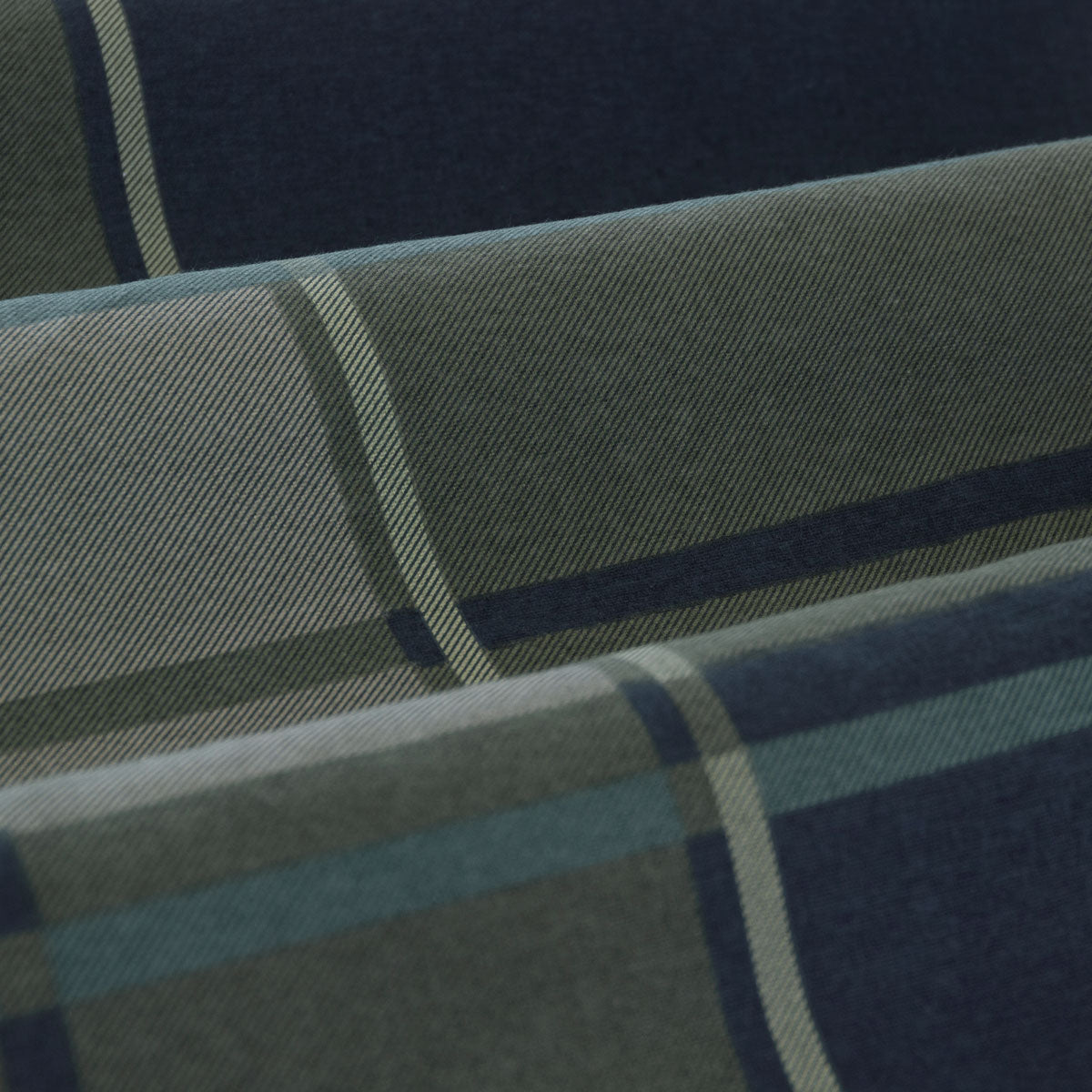 Ardor Sommers Dark Khaki Cotton Flannelette Quilt Cover Set Queen - SuperSaverAU - view 1