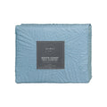 Ardor South Coast Pale Blue Embossed Quilt Cover Set King - Geometric Design - SuperSaverAU - view 2