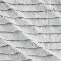 Ardor Striped Animal Faux Fur Grey Quilt Cover Set King - Ultra Soft & Cozy - SuperSaverAU - view 2