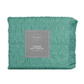 Ardor Tuscan Teal Ruched Quilt Cover Set – King