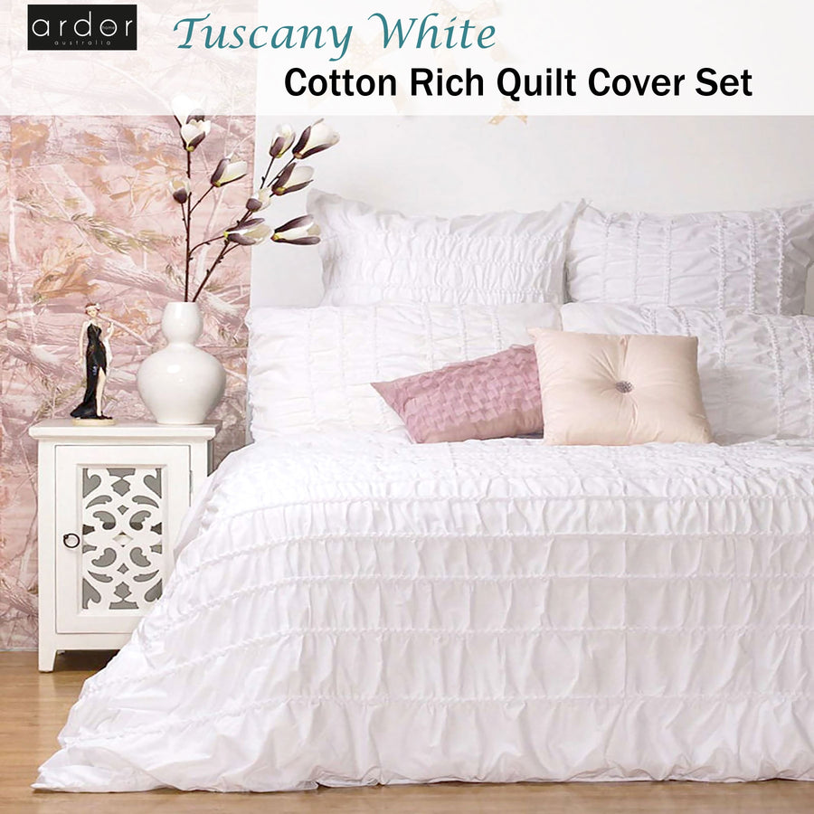 Retro Home Tribe Charcoal Quilt Cover Set Queen - Printed Tribe Design - SuperSaverAU - view 1