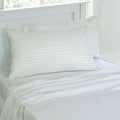 Jelly Bean Kids Striped Polyester Cotton Sheet Set Chambray King Single - SuperSaverAU - view 1