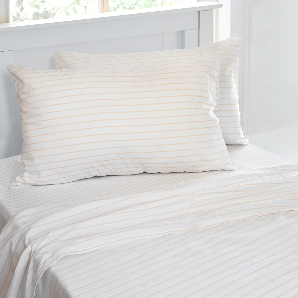 Jelly Bean Kids Striped Polyester Cotton Sheet Set Watermelon King Single