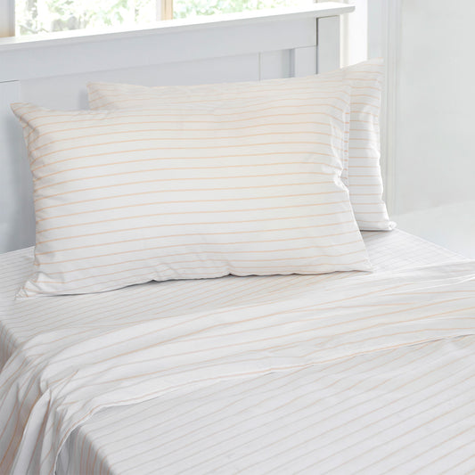 Jelly Bean Kids Striped Polyester Cotton Sheet Set Watermelon King Single