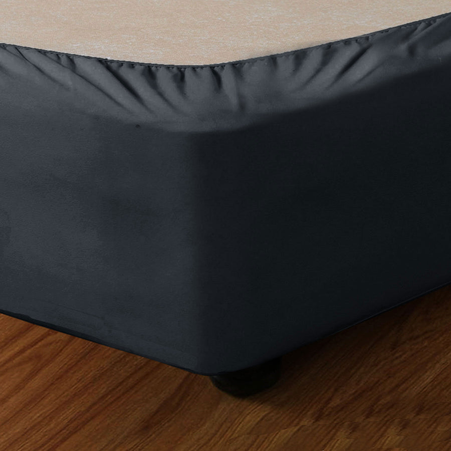 Apartmento Stretch Valance Slate King Single - Easy Fit, Machine Washable - SuperSaverAU - view 1