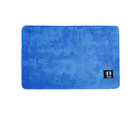 Asha Anti Slip Bath Mat 50 x 80 cm Cobalt Blue - Machine Washable, Solid Colour - SuperSaverAU - view 1