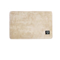 Asha Anti Slip Bath Mat 50 x 80 cm - Polyester, Machine Washable, Latte - SuperSaverAU - view 1