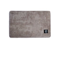 Asha Anti Slip Bath Mat 50 x 80 cm Mocha - Solid Colour Design, Machine Washable - SuperSaverAU - view 1