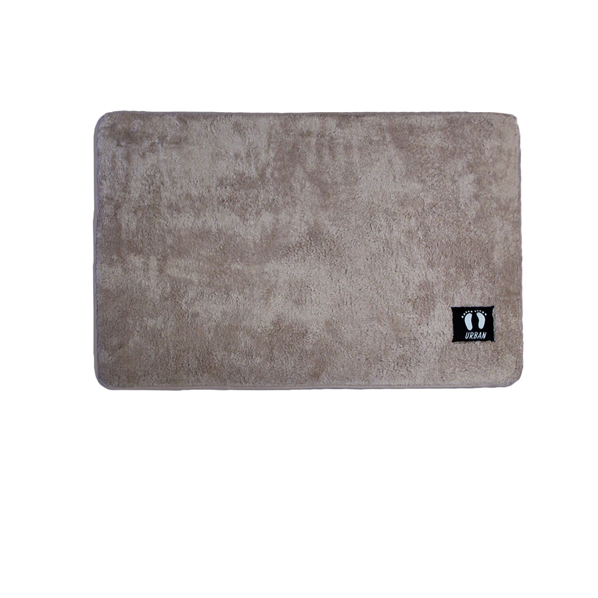 Asha Anti Slip Bath Mat 50 x 80 cm Mocha - Solid Colour Design, Machine Washable - SuperSaverAU - view 1