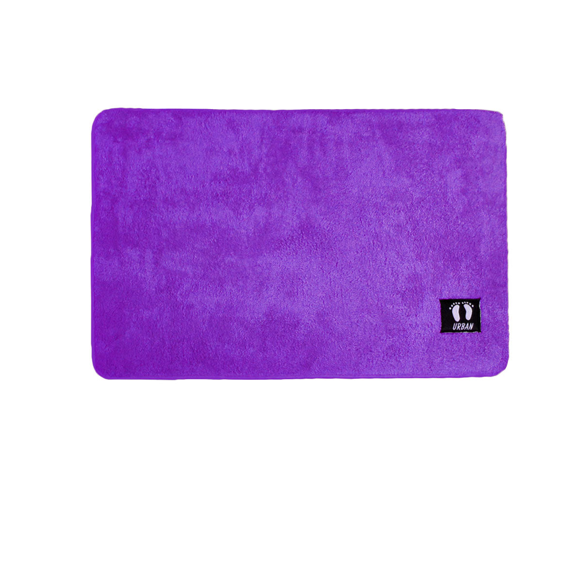 Asha Anti Slip Bath Mat 50 x 80 cm Purple - Machine Washable, Solid Colour Design - SuperSaverAU - view 1