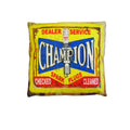 Australian Mancave Retro Cushion Champion Checked Cleaned 40 x 40 cm - SuperSaverAU - view 1