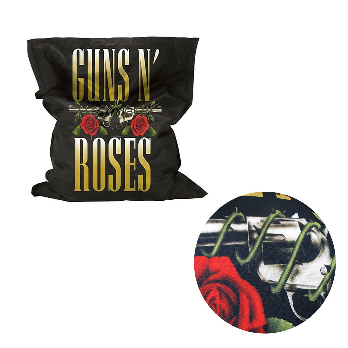 Guns N' Roses Giant Bean Bag Cover - 140 x 180 cm - SuperSaverAU - view 1