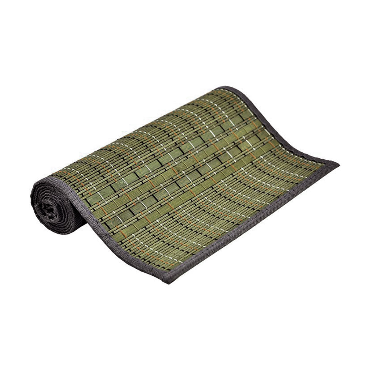 Multi Stitch Bamboo Table Runner 140 x 33cm - Woven Design, Non-skid Backing - SuperSaverAU - view 1