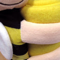 Comfortable Plush Baby Blanket with Toy - 65 x 96cm, Embroidery Design, Bumble Bee - SuperSaverAU - view 2
