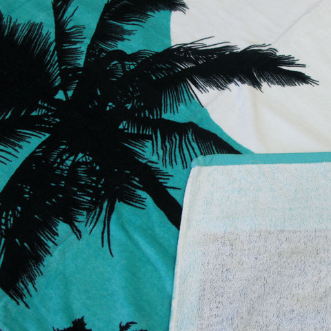 Aqua Blu Bondi Beach Towel 100% Cotton 80 x 150 cm - Soft & Absorbent - SuperSaverAU - view 1