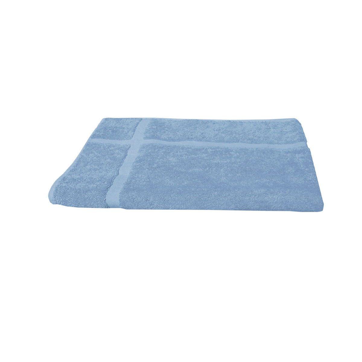 Ramesses Bath Mat 800GSM 50% Bamboo 50% Egyptian Cotton 50 x 76 cm Blue Stone - SuperSaverAU - view 1