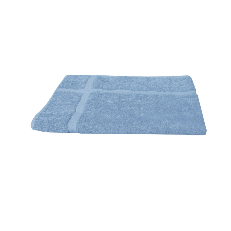 Ramesses Bath Mat 800GSM 50% Bamboo 50% Egyptian Cotton 50 x 76 cm Blue Stone - SuperSaverAU - view 1