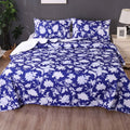 Ramesses Spring Blue 3 Pcs Bamboo Blend Reversible Comforter Set King - SuperSaverAU - view 1