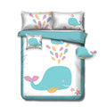 Ramesses Baby Blue Whale Kids Adventure 5 Piece Comforter Set - Double