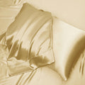 Ramesses Casablanca Satin Fitted Sheet Combo Set - Champagne Queen