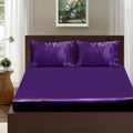 Ramesses Casablanca Satin Fitted Sheet Combo Set - Violet King