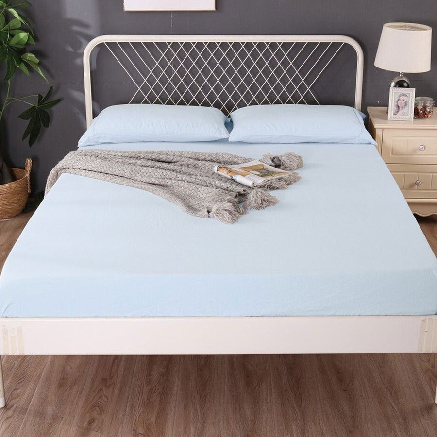 Ramesses 1000TC Linen Bamboo Fitted Sheet Combo Set - Plein Air Queen