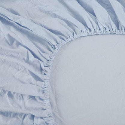 Ramesses 1000TC Bamboo Linen Blend Fitted Sheet Combo Set - Single