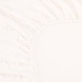 Ramesses 1000TC Linen Bamboo Fitted Sheet Combo Set - White Double