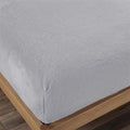Ramesses Teddy Fleece Fitted Sheet Combo Set Grey Single - Soft, Cozy, Easy Care - SuperSaverAU - view 2