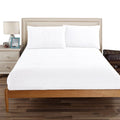 Ramesses Teddy Fleece Fitted Sheet Combo Set White King Single - Soft, Cozy, Easy Care - SuperSaverAU - view 1