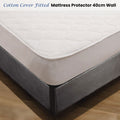 Shangri-La Cotton Cover Fitted Mattress Protector - Double