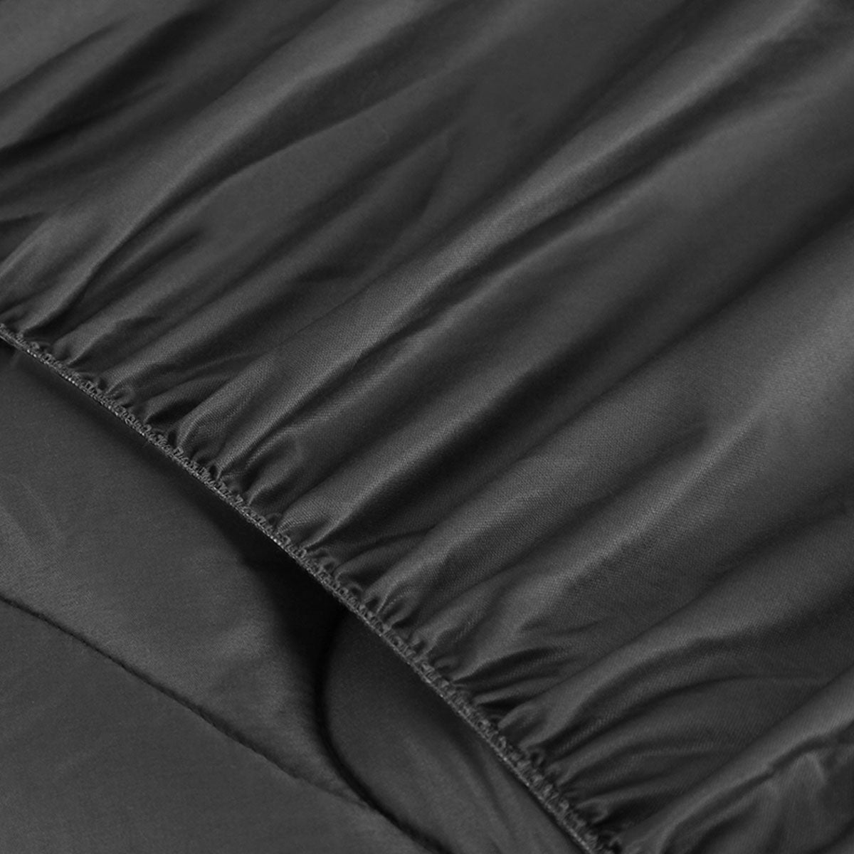 Ramesses 1000GSM Charcoal Mattress Topper King - Anti-Microbial, Moisture-Wicking - SuperSaverAU - view 4
