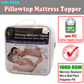 Ramesses Fully Fitted Pillowtop Mattress Topper - Double