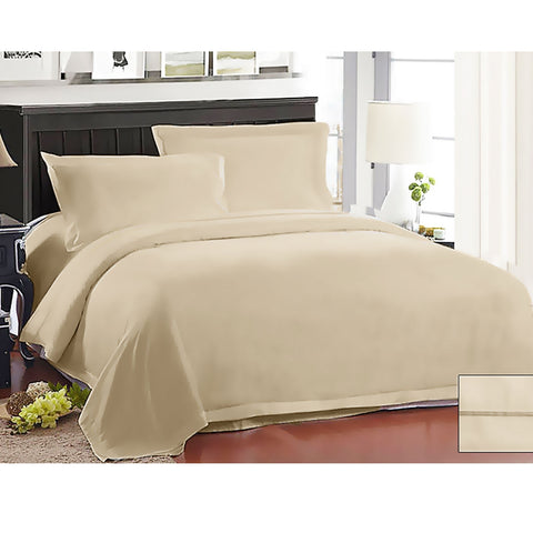 Ramesses 1000TC American Pima Cotton Quilt Cover Set Linen Queen - SuperSaverAU - view 1