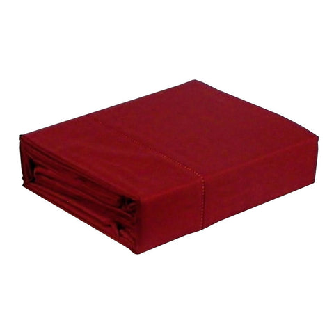 Ramesses 400TC Bamboo/Cotton Sheet Set Ketchup Queen - Eco-friendly, Soft Feel - SuperSaverAU - view 1