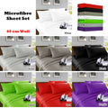 Kingtex Microfibre Sheet Set Coffee Double - 75GSM, Wrinkle Resistant, Soft - SuperSaverAU - view 2